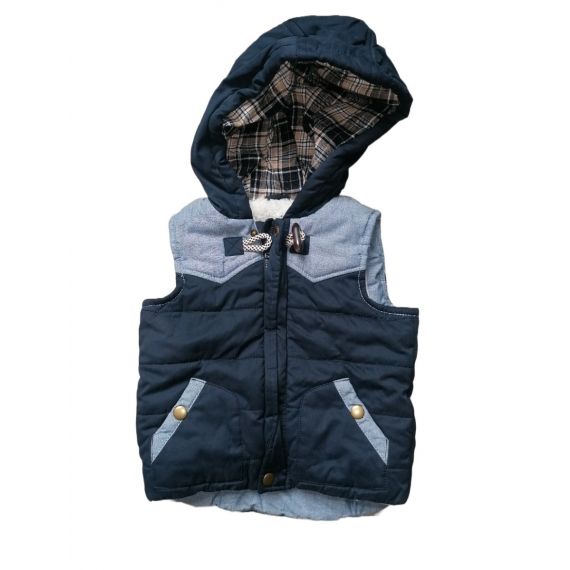 Baby boy gilet 9-12m