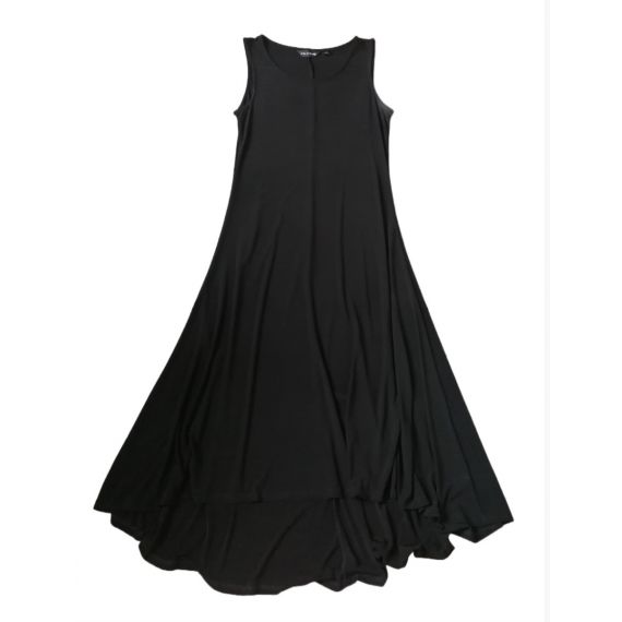 Ladies black long dress UK 12