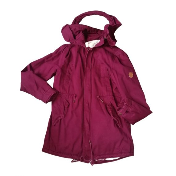 Burgundy padded jacket medium