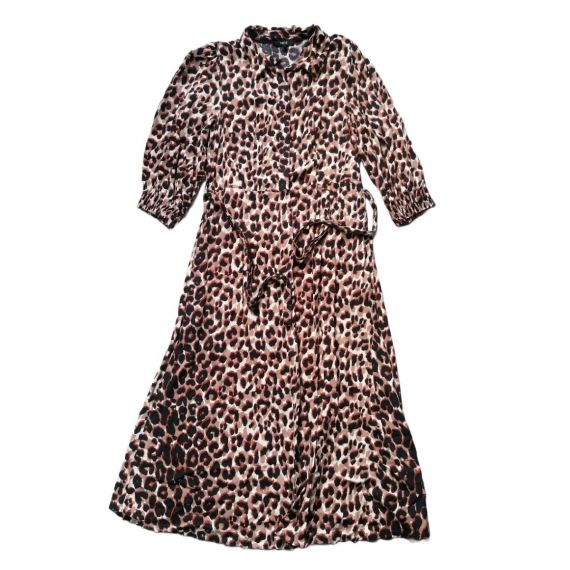 Next brown mix dress UK 14