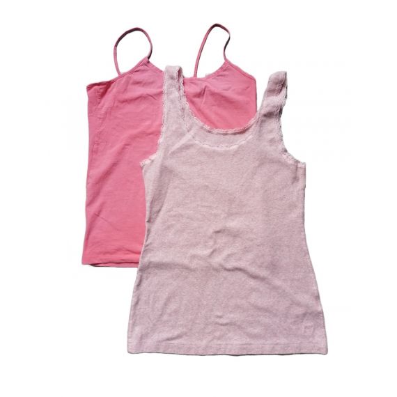 2 x ladies vest top medium 