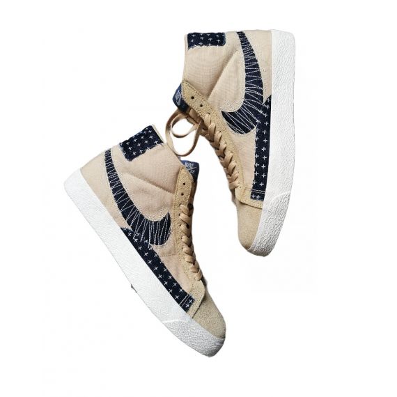 Beige Nike trainers UK 9.5