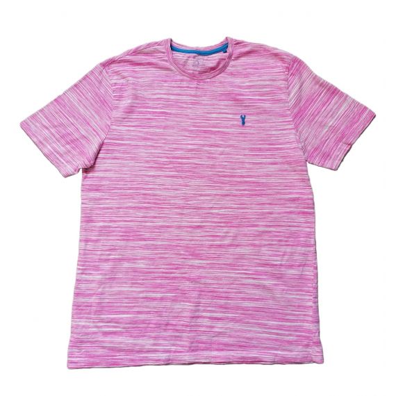 Men pink tshirt Large