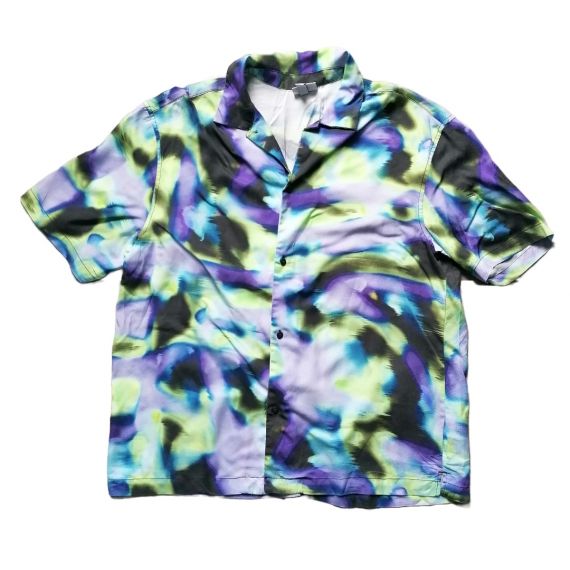 Men multi casual shirt large