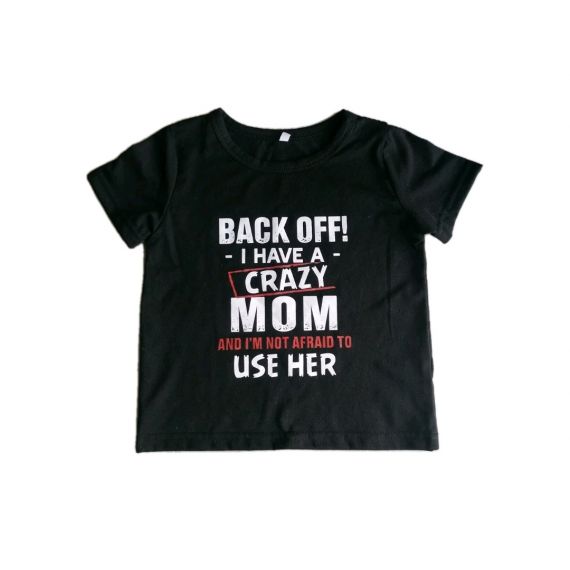 Back off black thirt 18-24m