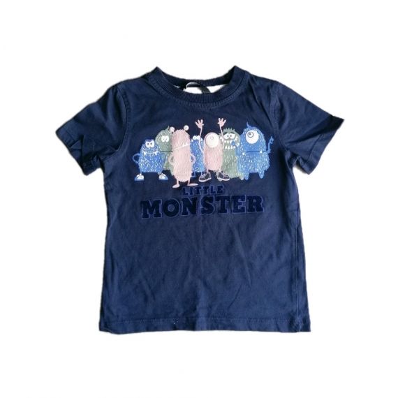 Boys navy tshirt 2-3 years