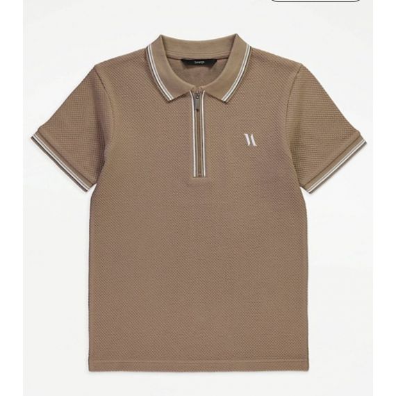 Boys beige polo tshirt