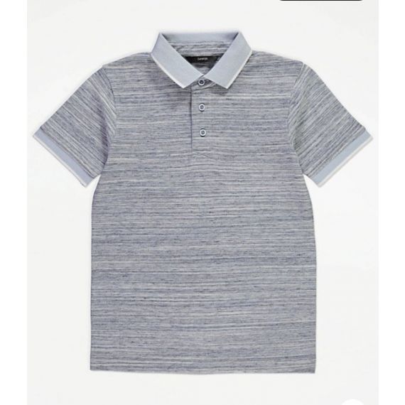 Pale blue polo t-shirt