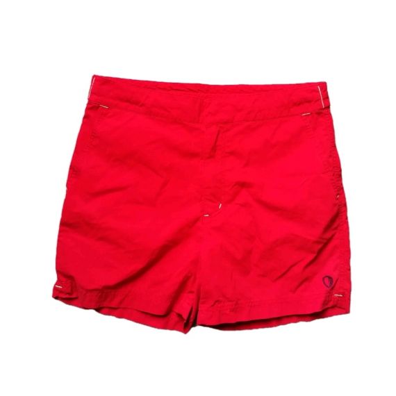 Men red swim shorts medium