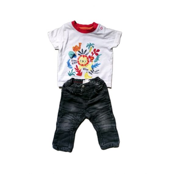 Baby boy roar outfit 3-6m