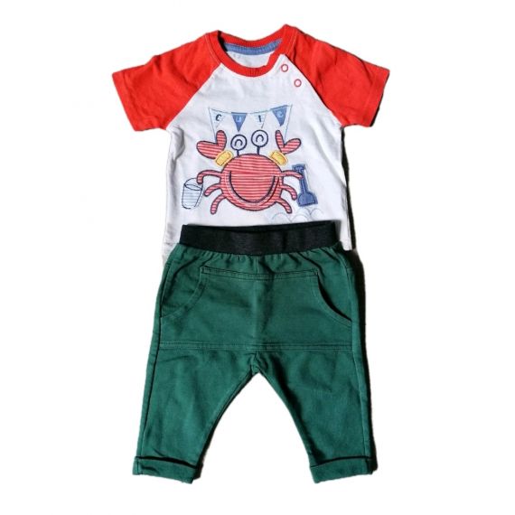 Baby boy cute outfit 3-6m