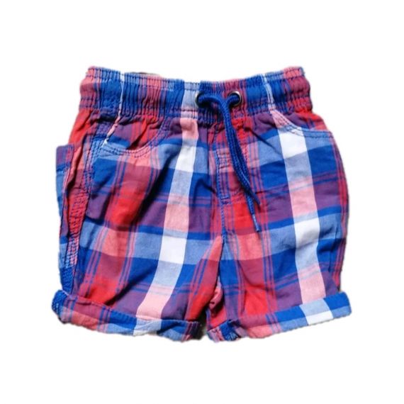 Red blue shorts 9-12m