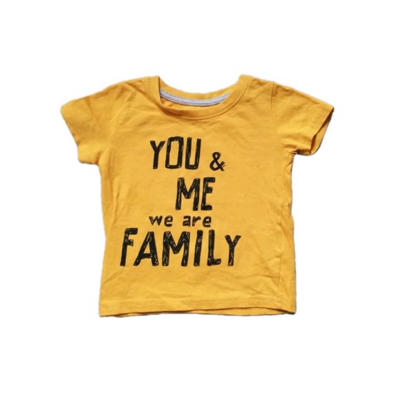 Yellow you and me tahirt 9-12