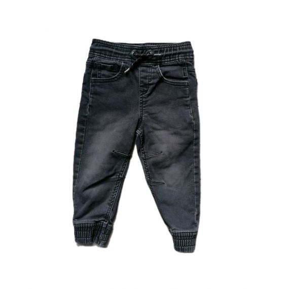 Men gray cuffed jeans 18-24m