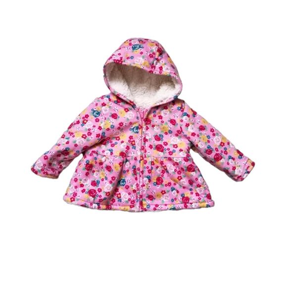 Pink fleece jumper 3-6m
