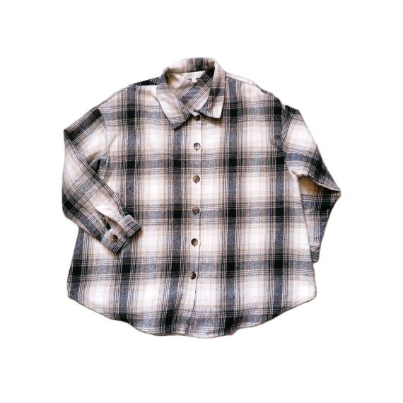 Beige black check UK 10