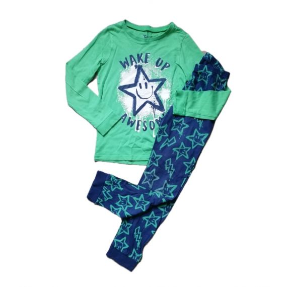 Navy green nightwear 7-8y
