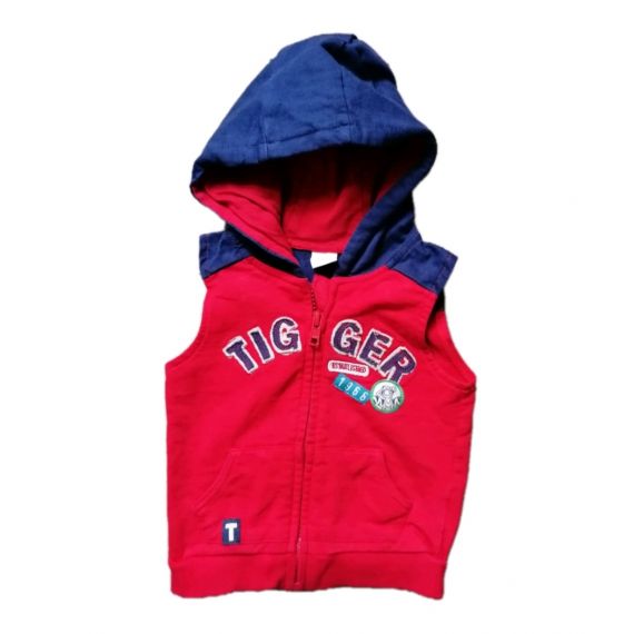 Red hooded sweatshirt 6-9m