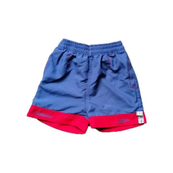 Blue red shorts 3-6m