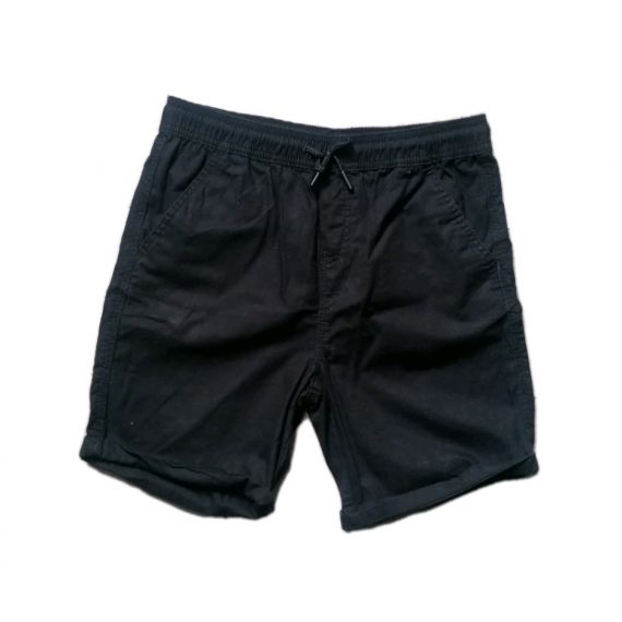 Black drawstring shorts 12-13y