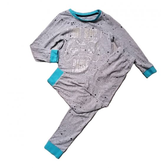 Boys gray nightwear 6-7y