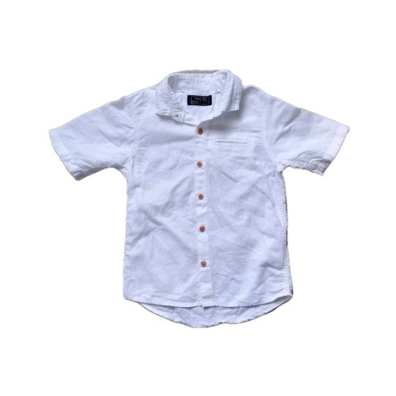 White linen shirt 4-5 years