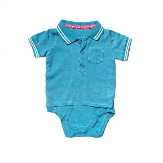 Teal bodysuit 6-9m