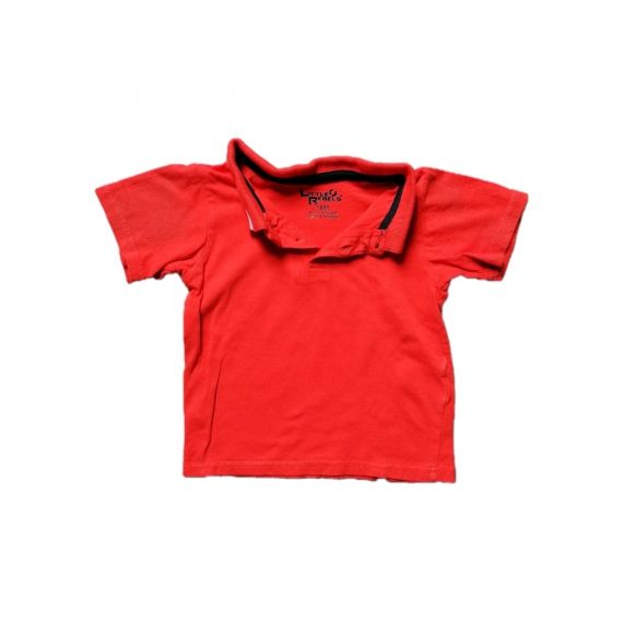 Orange polo tshirt 12-18m