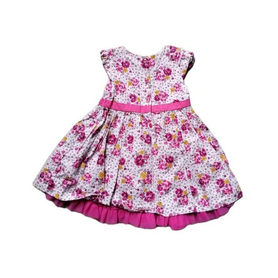 Pink mix dress 12-18m