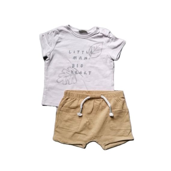 Little man big heart 3-6m