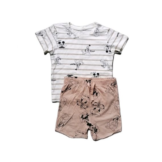 Mickey beige cream outfit 18-24m