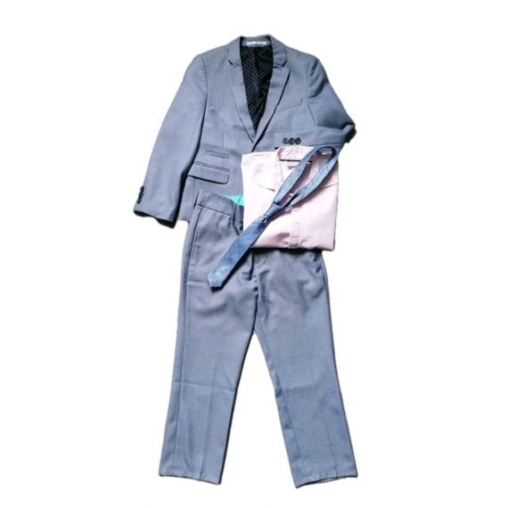 Pale blue 4 piece suit 7 years