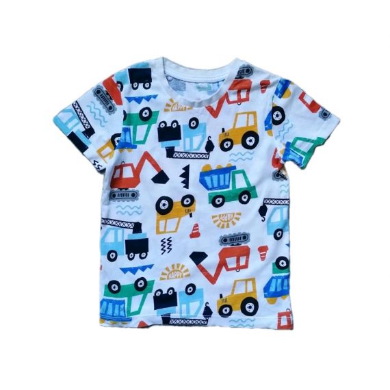 Multi car tshirt 5-6 years