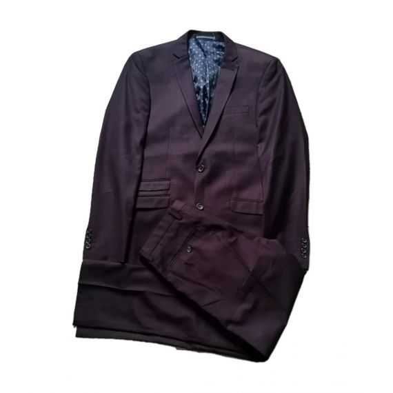 Burgundy 2 piece suit 38R/32R
